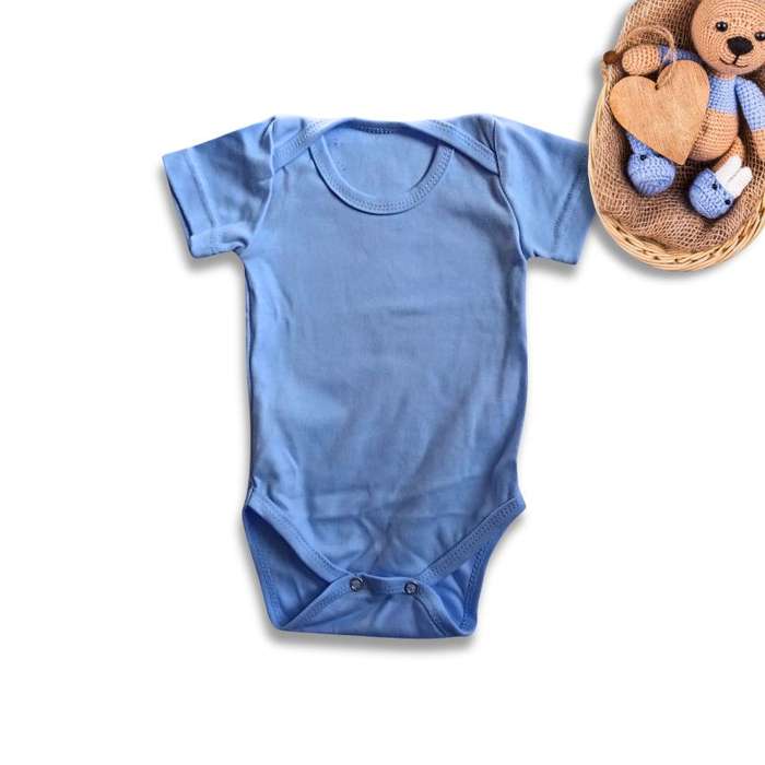 Cotton Bodyvest - Baby Blue