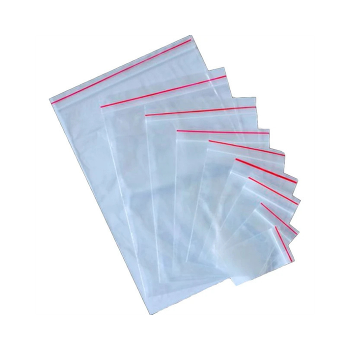 Zip Lock Bag - Clear - 150x180mm