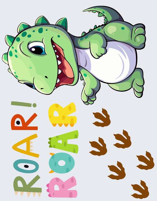 DTF Pre-Print - Dino 02