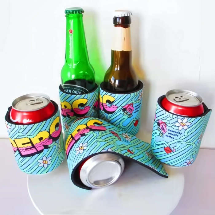 Bottle/Can Cooler - Neoprene - Sleeve Style