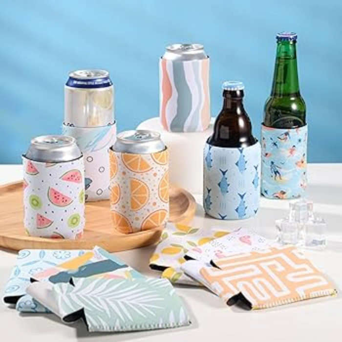 Bottle/Can Cooler - Neoprene - Velcro Wrap Style