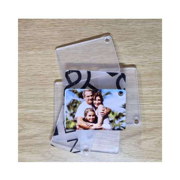 Acrylic Keyring - Cast Acrylic - Sublimation And Vinyl
