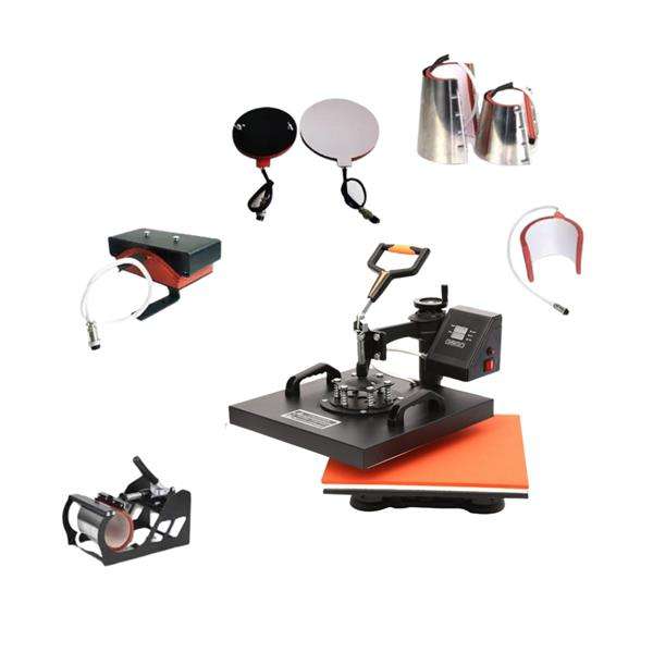 8-in-1 Swing-Away Combo Heat Press (28x38cm)
