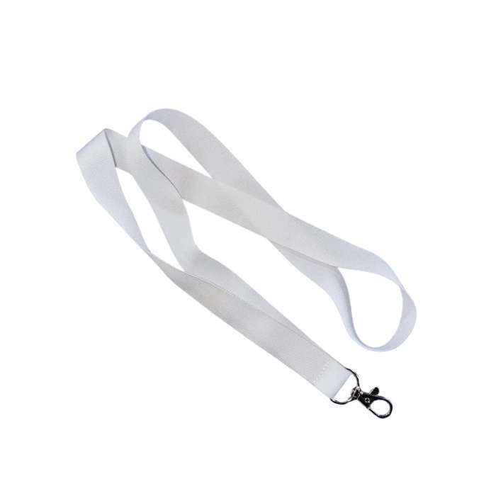 Lanyard - Petersham 20mm - White