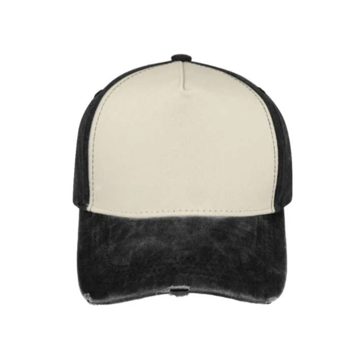 5 Panel Cap - Vintage - Washed Cotton
