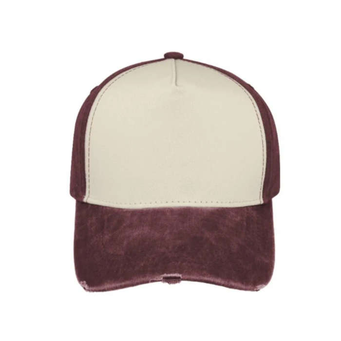 5 Panel Cap - Vintage - Washed Cotton