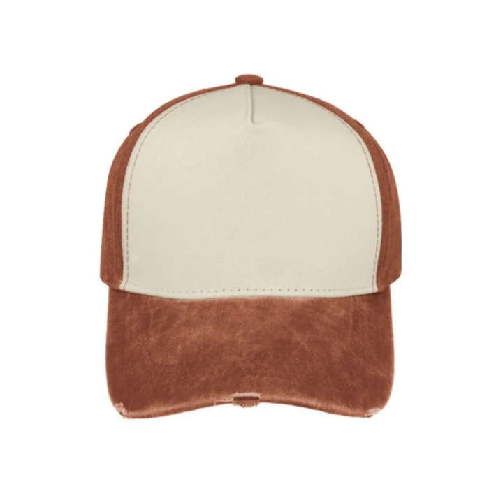 5 Panel Cap - Vintage - Washed Cotton