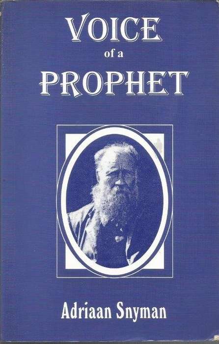 Voice of a Prophet - Snyman, Adriaan & van Rensburg, Nicolaas Siener 0.30kg