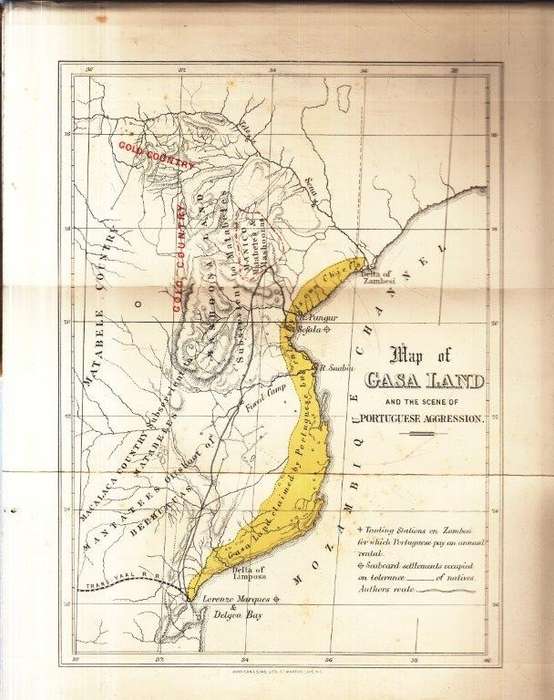 Through Gasa Land and the Scene of Portuguese Aggression - Gillmore, Parker