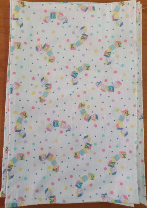 Burp Cloth - Baby Blocks