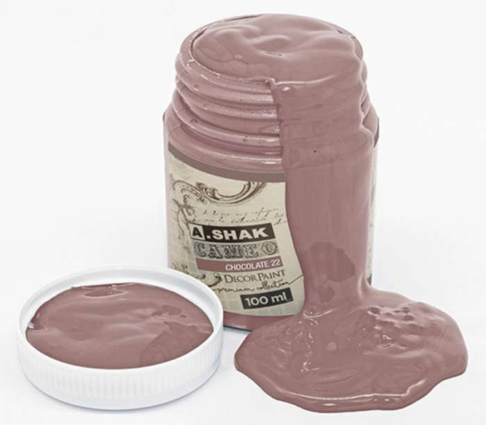 Cameo Water-Based Paint - Chocolate No:22