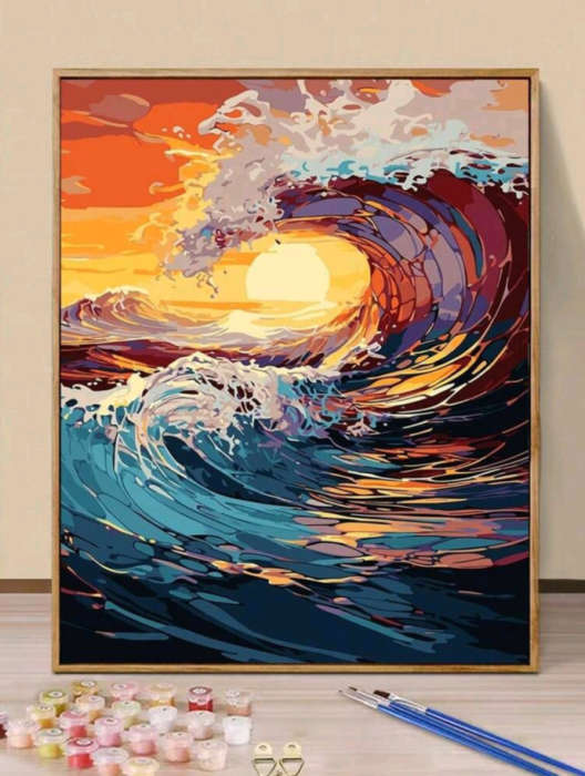Paint by Numbers: Ocean Wave