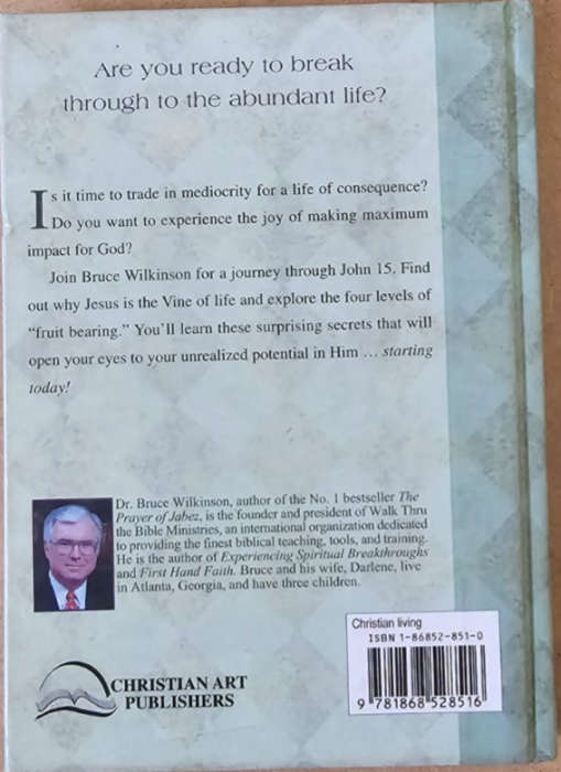Secrets of the Vine - Bruce Wilkinson