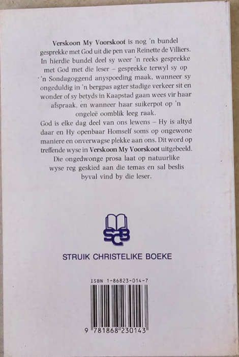 Verskoon My Voorskoot - Reinette de Villiers