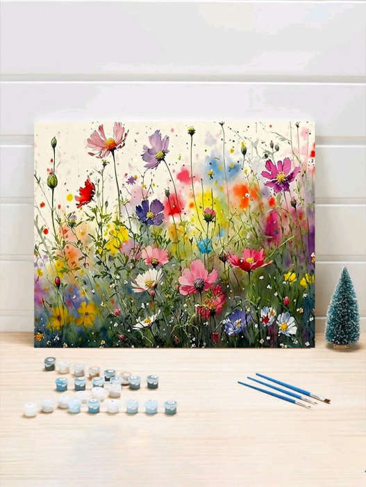 Paint by Numbers: Wild Flowers