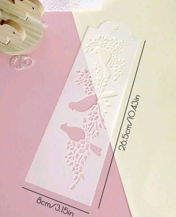 PVC Stencil: 1pc Bird Magpie Stencil