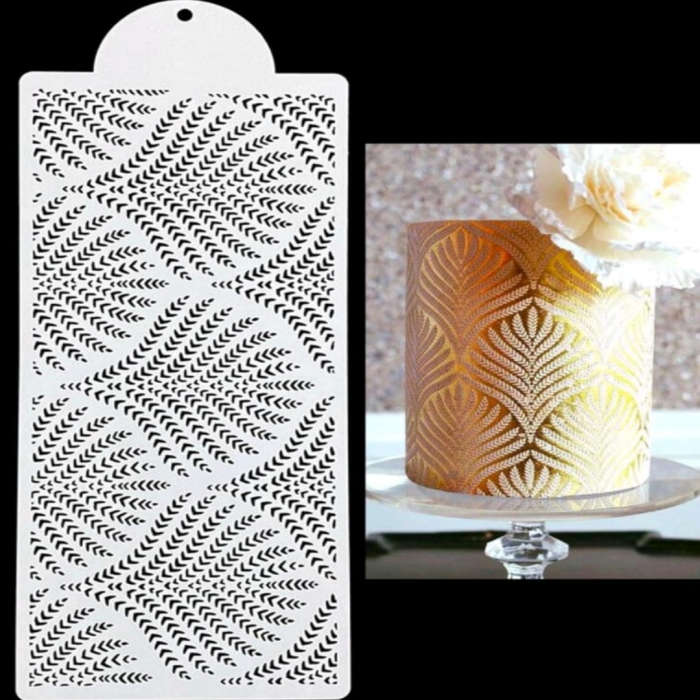 PVC Stencil: 1pc White Decorating