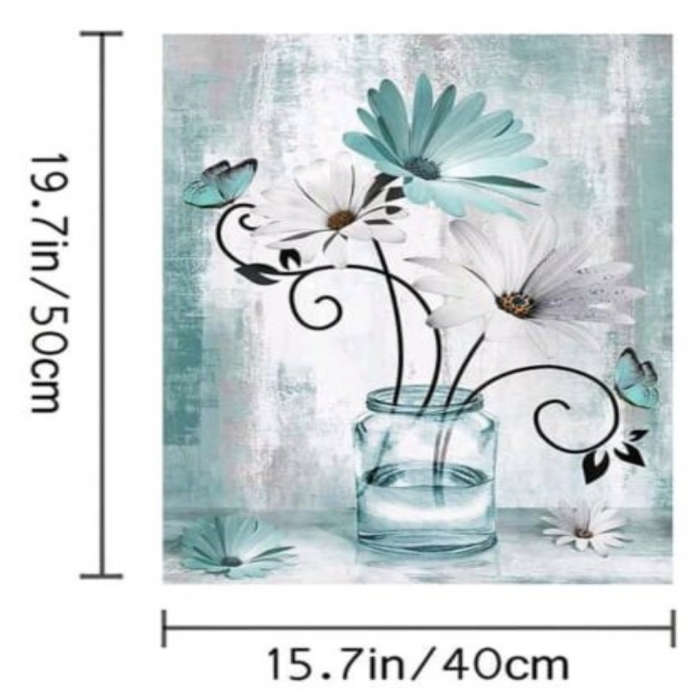 Paint by Numbers: Daisies & Butterflies