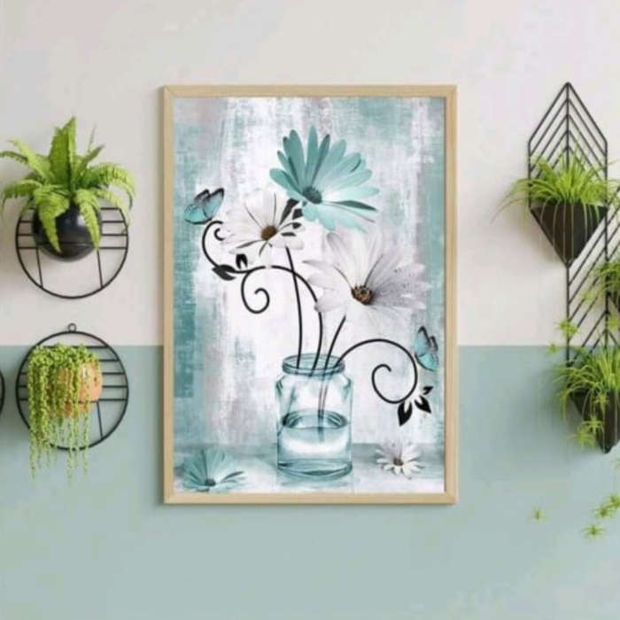 Paint by Numbers: Daisies & Butterflies