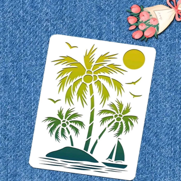 PVC Stencil: Coconut Tree
