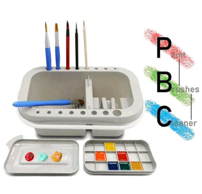 Green Portable Brush Washer