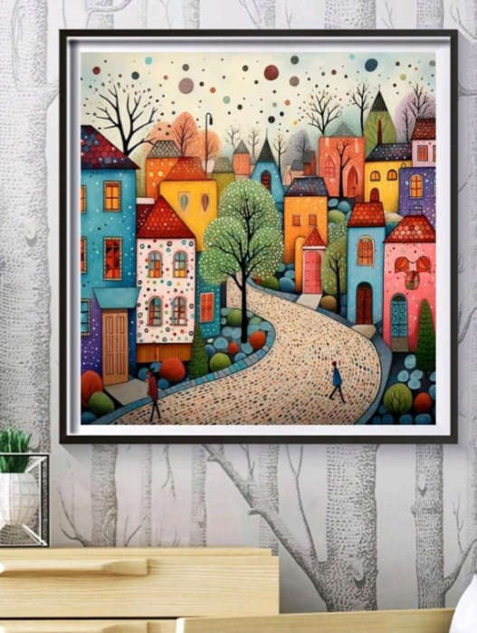 Diamond Dotting: Animated Buildings