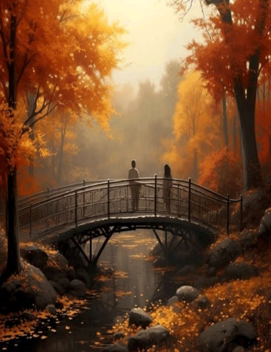 Paint by Numbers: Autumn Scenery