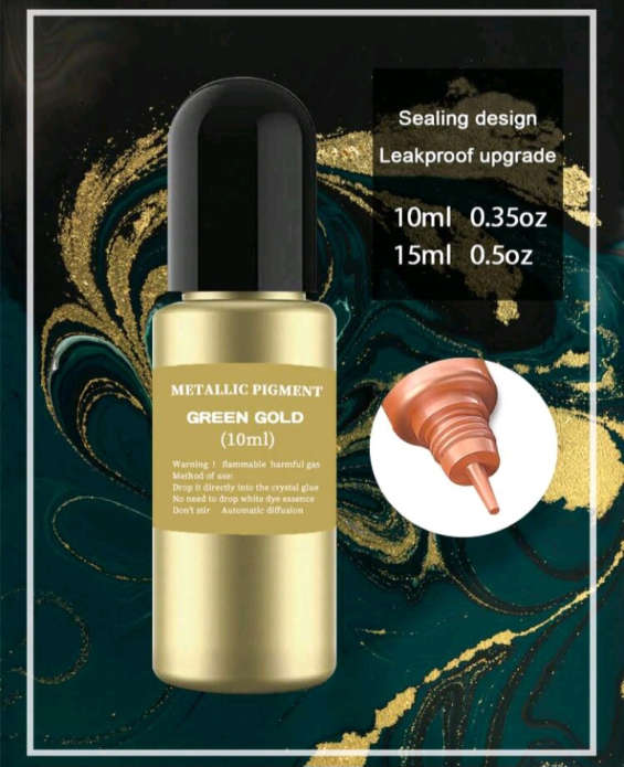 12-Colour Metallic Resin Pigment