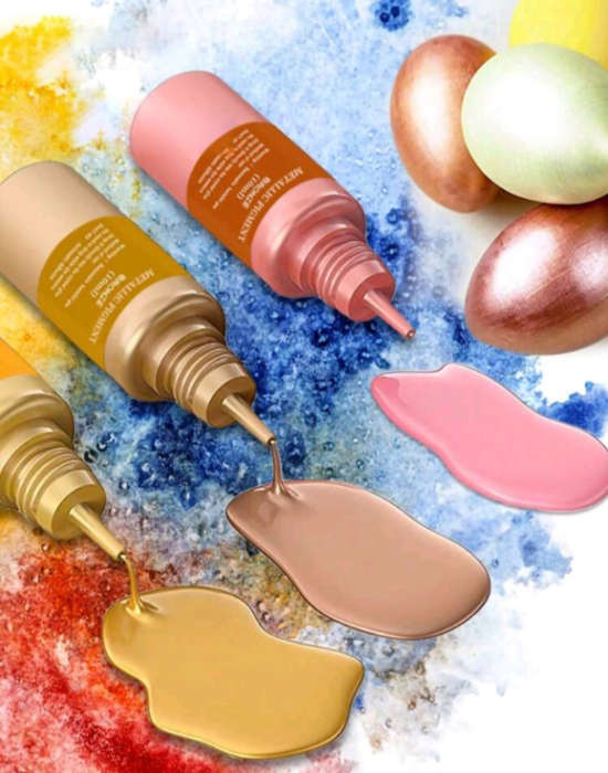 12-Colour Metallic Resin Pigment