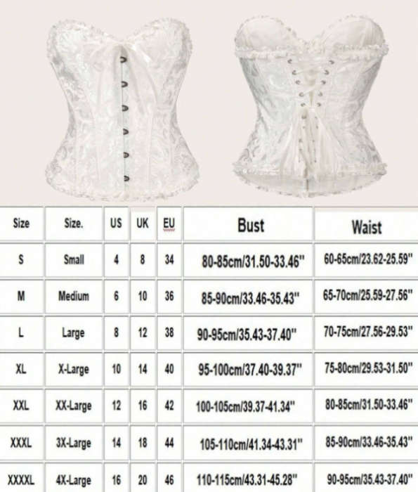 Lace Up-Back Overbust Corset