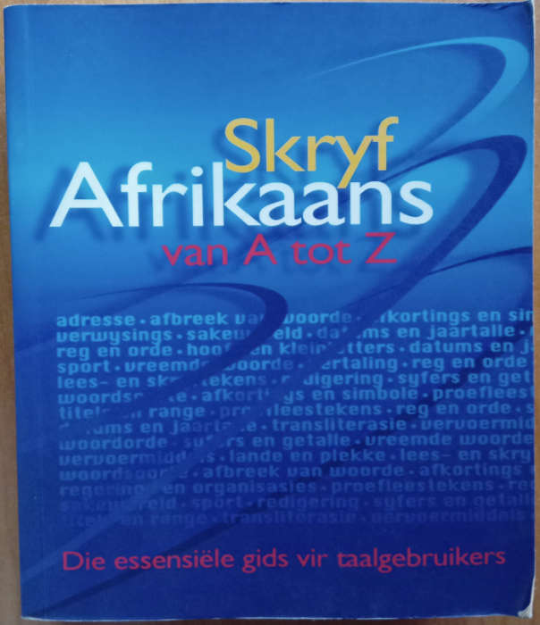 Dictionary - Skryf Afrikaans Van A tot Z (Second-Hand)