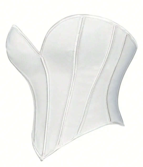 Corset - White Matte Surface Strapless