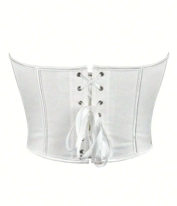 Corset - White Matte Surface Strapless
