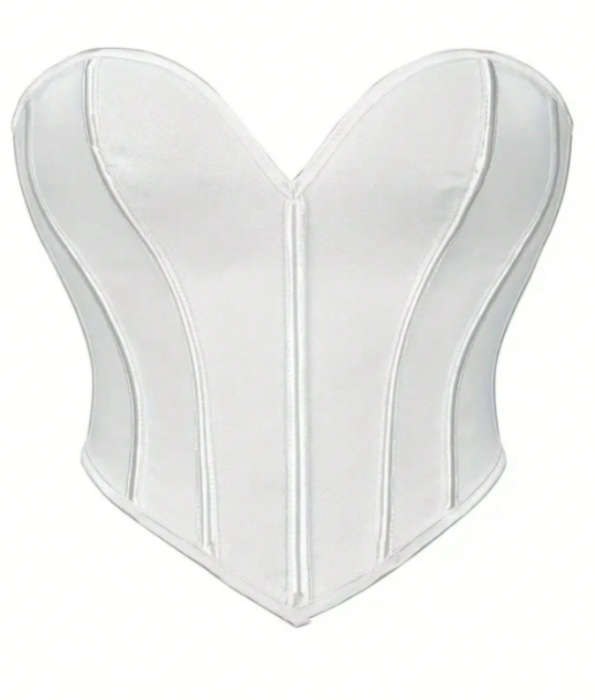 Corset - White Matte Surface Strapless