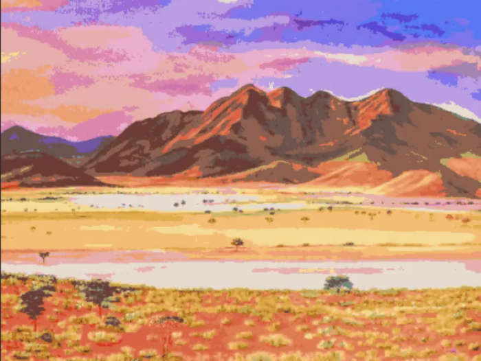 Paint by Numbers: Arid Landscape Beauty 2