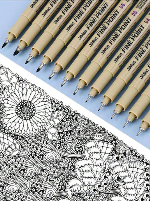 12pc Needle Point Pen Set