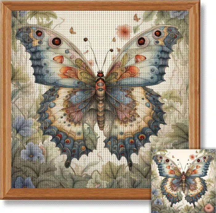 Cross-Stitching: Butterfly
