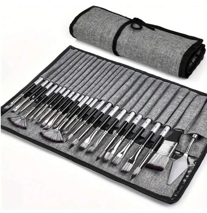 Dom Delfim 24pcs Set Paint Brush Set