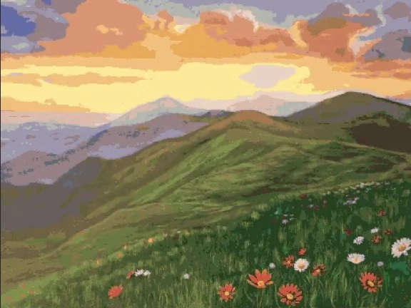 Paint by Numbers: Mountain Escape