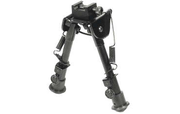 LEAPERS UTG TACTICAL OP BIPOD, RUBBER FEET