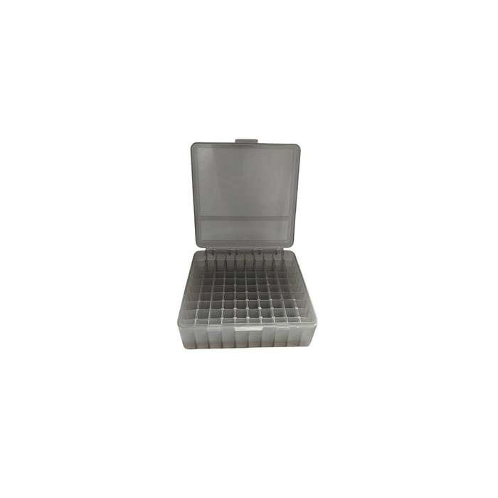 PLASTIC AMMO CASE LARGE GREY 100 PIECE