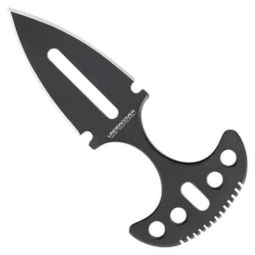 Undercover Push Dagger Set Black With Sheath UC1487B