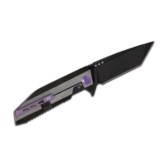 We Knife 602A White And Black Handle Flipper