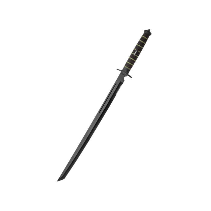 USMC BLACKOUT COMBAT TANTO SWORD WITH NYLON SHEATH- UC3157