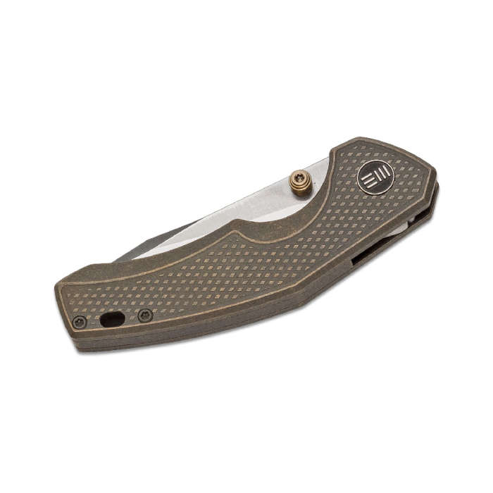 WE KNIFE Bronze TI Handle Satin Finish, CPM S35VN Blade 917A