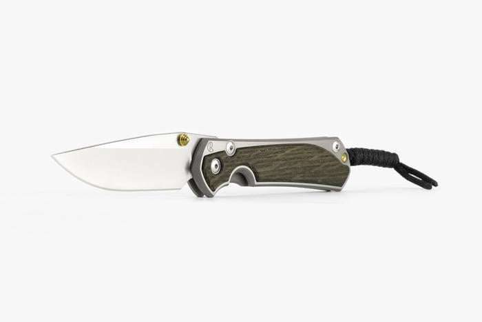Chris Reeves S31-1100 Small Sebenza 31 Inlay Bog Oak Drop Point