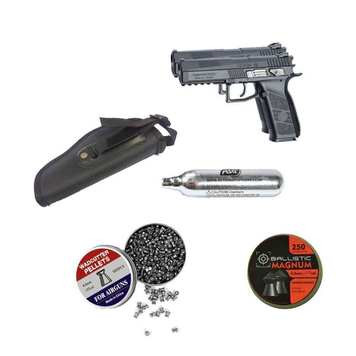 CZ P-09 17537 4.5mm Pellet Pistol Combo
