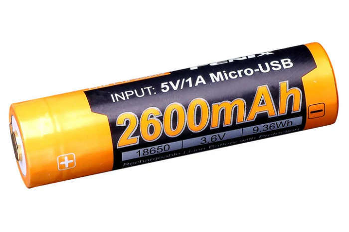 Fenix ARB-L18-2600U 2600 mah 18650 battery