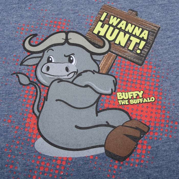 SNIPER INFANT GROWER "I WANNA HUNT" - DENIM
