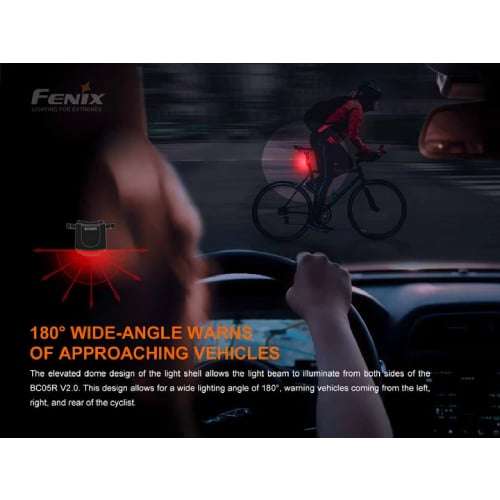 Fenix Taillight BC05R v2.0 Bike Light - Rechargeable